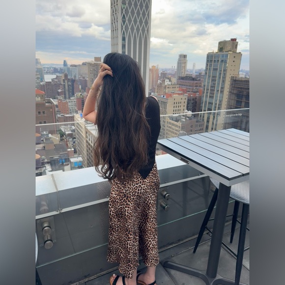 Leopard/cheetah print midi skirt - Picture 5 of 5